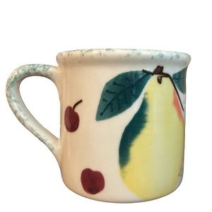 ❤️ Host pick!!! Vintage Hartstone pottery fruit salad mug